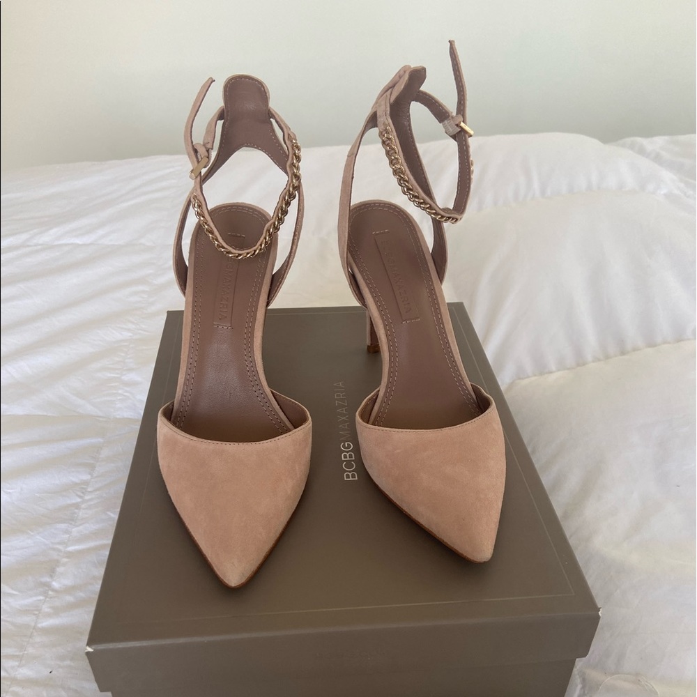 BCBGMAXAZRIA Women’s Ankle strap Pumps